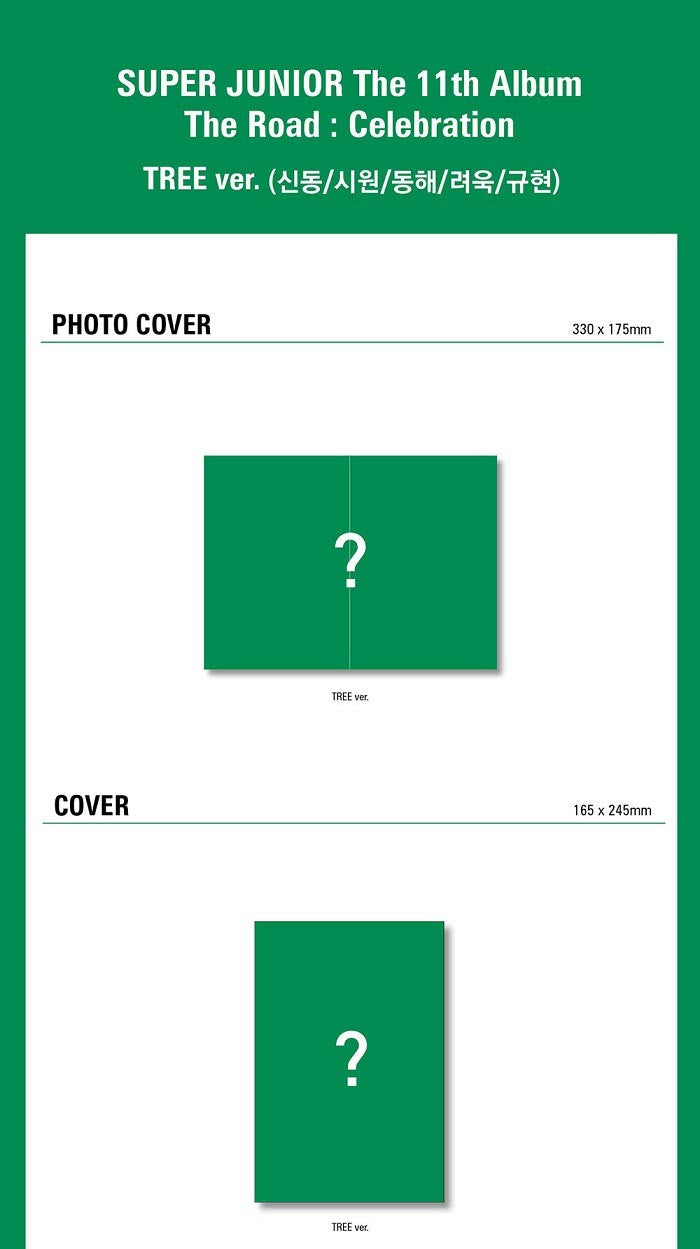 Super Junior Album Vol. 11 (Vol.2) - The Road  Celebration (Random.)