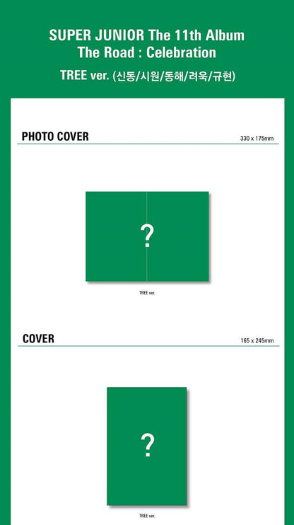 Super Junior Album Vol. 11 (Vol.2) - The Road  Celebration (Random.)