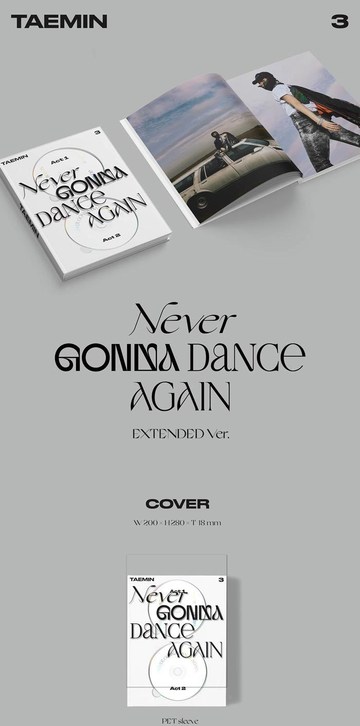 Taemin (SHINee) Album Vol. 3 - Never Gonna Dance Again (Extended Ver.)