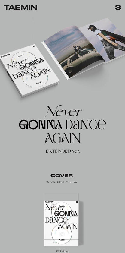 Taemin (SHINee) Album Vol. 3 - Never Gonna Dance Again (Extended Ver.)