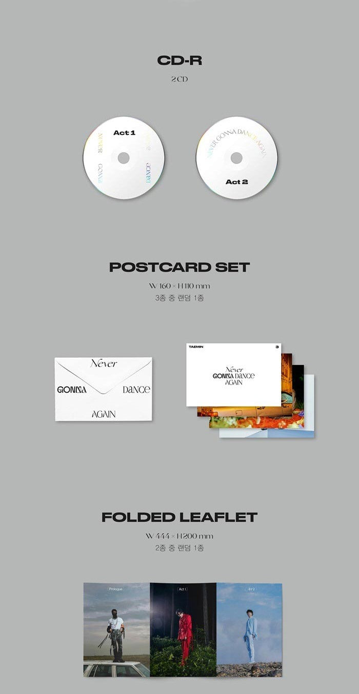 Taemin (SHINee) Album Vol. 3 - Never Gonna Dance Again (Extended Ver.)