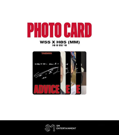 Taemin (SHINee) Mini Album Vol. 3 - Advice