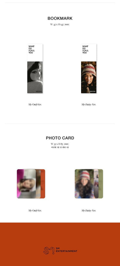 TAEYEON Mini Album Vol. 4 - What Do I Call You (Random)
