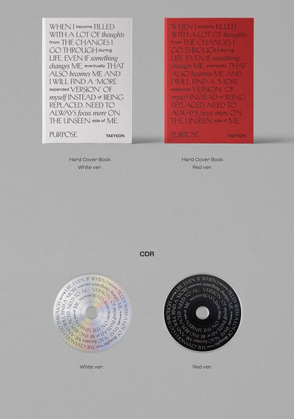 TAEYEON Album Vol. 2 - Purpose (Normal Edition) (Random)