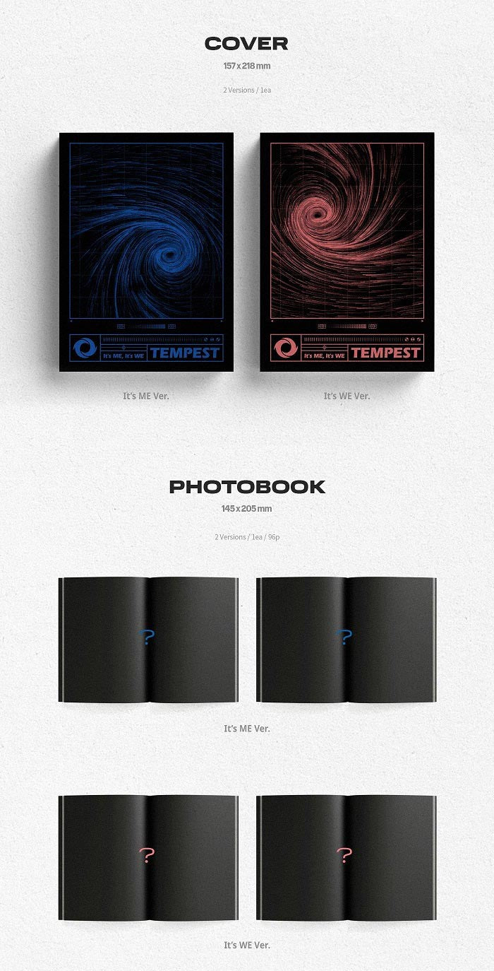 TEMPEST Mini Album Vol. 1 - It’s ME, It's WE (Random)