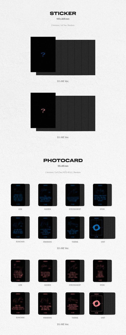 TEMPEST Mini Album Vol. 1 - It’s ME, It's WE (Random)