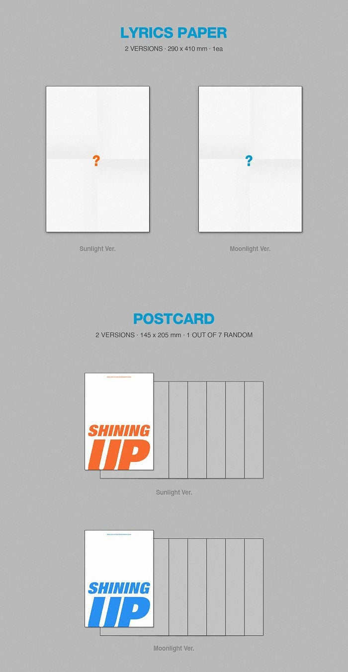 TEMPEST Mini Album Vol. 2 - SHINING UP (Random)