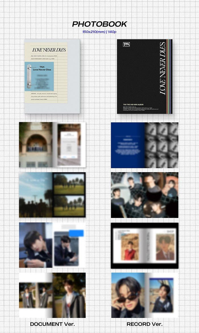 TNX Mini Album Vol. 2 - LOVE NEVER DIES (Random)