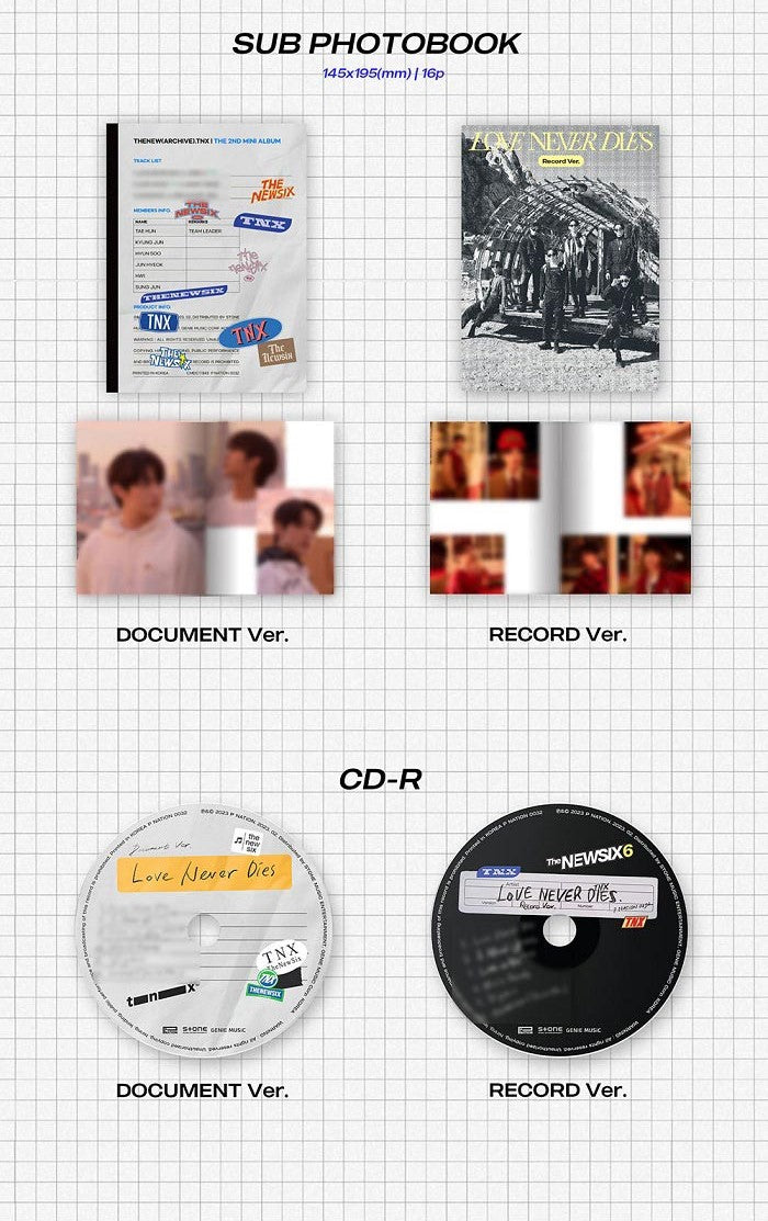 TNX Mini Album Vol. 2 - LOVE NEVER DIES (Random)