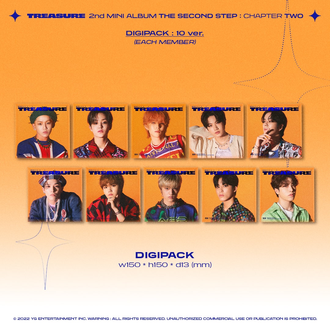 TREASURE Mini Album Vol. 2 - THE SECOND STEP : CHAPTER TWO] (DIGIPACK Ver.)