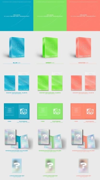 TREASURE 1st Full Album - THE FIRST STEP : TREASURE EFFECT (Random)
