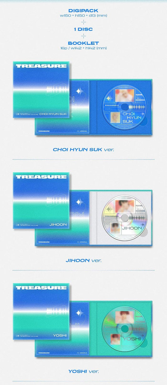 TREASURE Mini Album Vol. 1 - THE SECOND STEP : CHAPTER ONE (DIGIPACK Ver.) (Random)