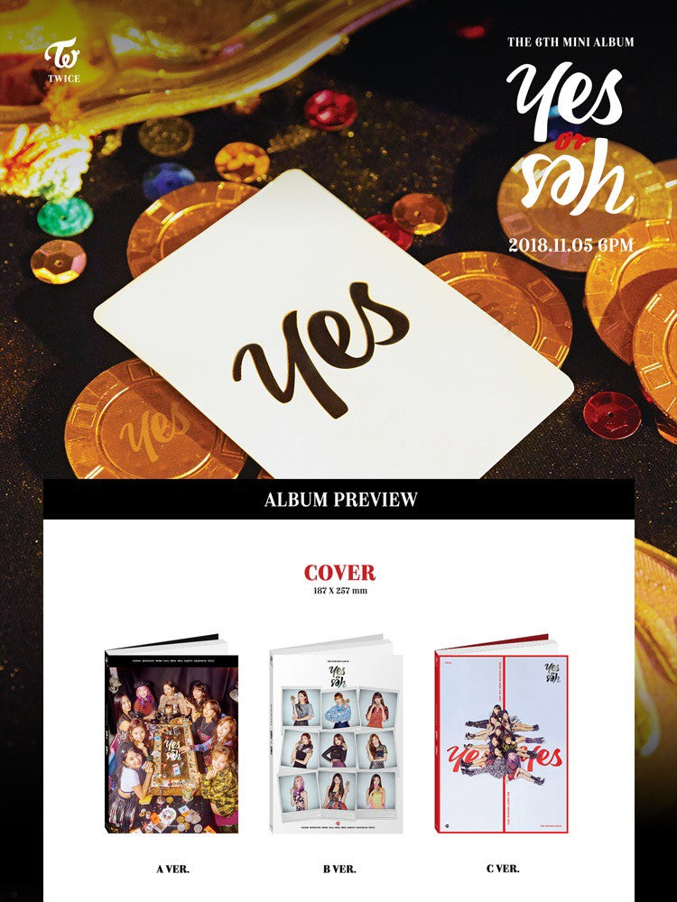 Twice Mini Album Vol. 6 - YES or YES (Random)  [Reprint]