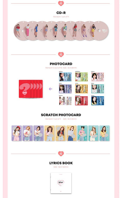 Twice Mini Album Vol. 5 - WHAT IS LOVE?﻿ (Random)