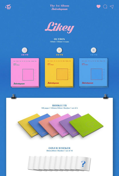 Twice Album Vol. 1 - TWICETAGRAM (Random)