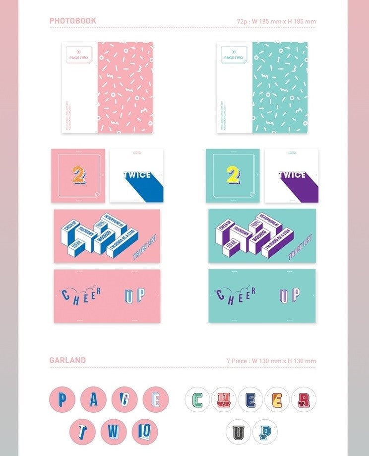 Twice Mini Album Vol. 2 - PAGE TWO﻿ (Random ver.)