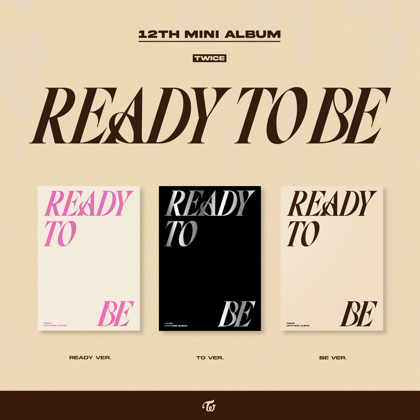 Twice Mini Album Vol. 12 - READY TO BE (Random)