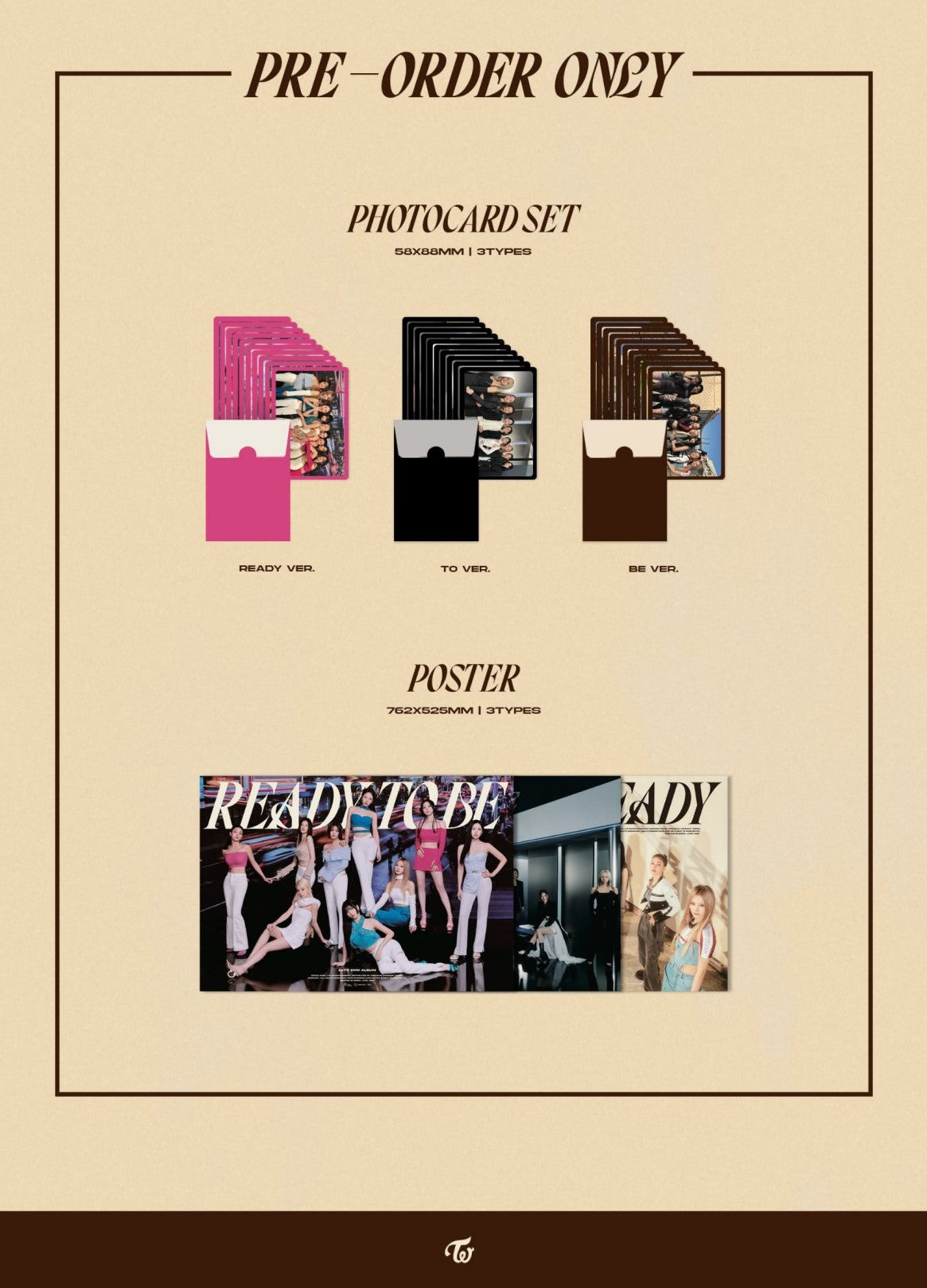 Twice Mini Album Vol. 12 - READY TO BE (Random)