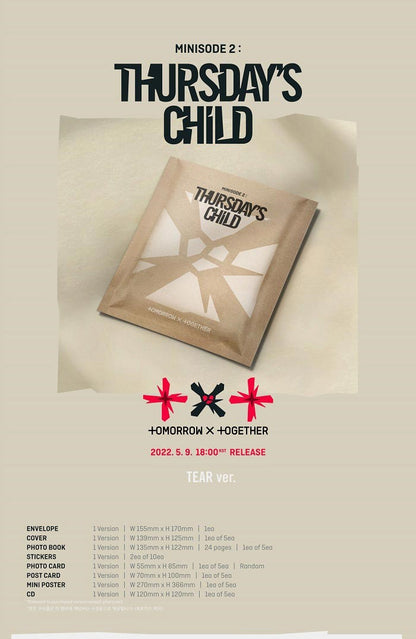 TXT - Minisode 2 : THURSDAY'S CHILD (TEAR Ver.) (Random)