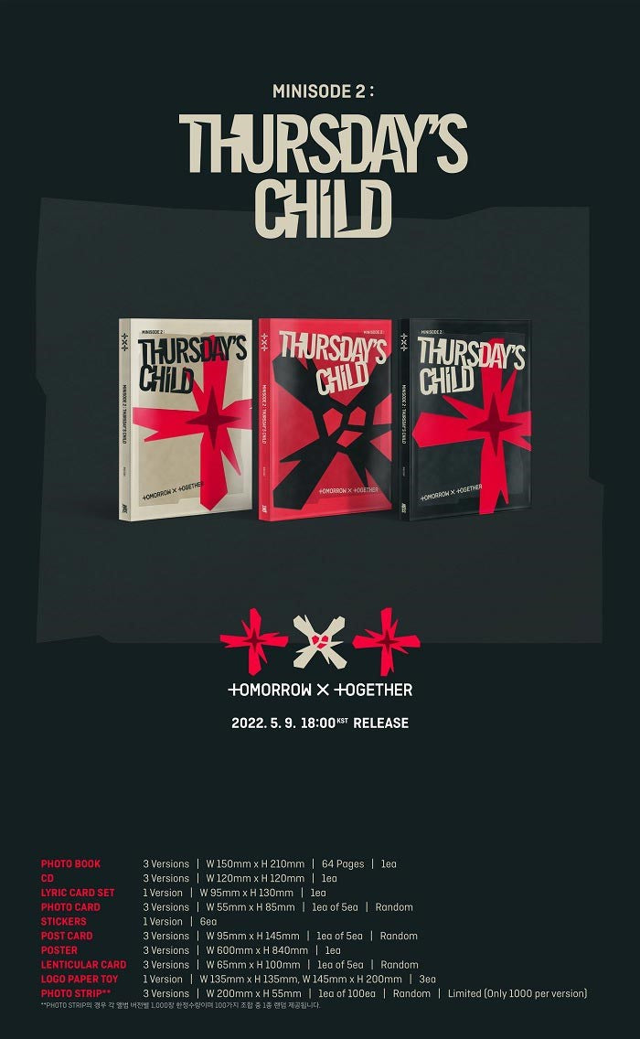 [PRE-OWNED] TXT - Minisode 2 : THURSDAY'S CHILD