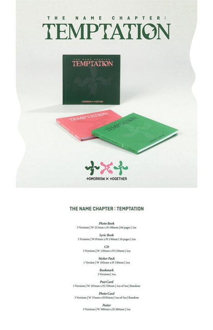 TXT - THE NAME CHAPTER : TEMPTATION (Random)