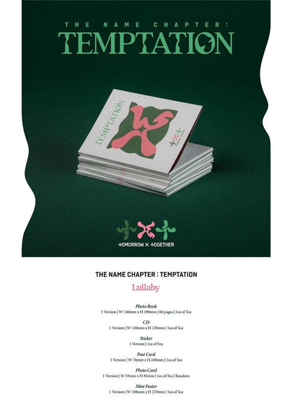 TXT - THE NAME CHAPTER : TEMPTATION (Lullaby Ver.) (Random)