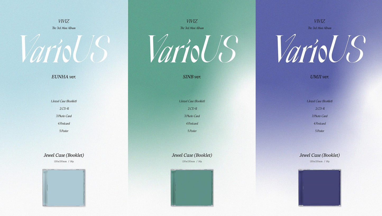 VIVIZ Mini Album Vol. 3 - VarioUS (Jewel Ver.) (Random)