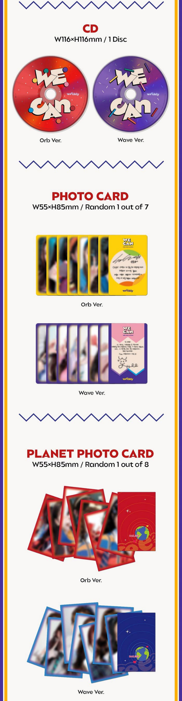 Weeekly Mini Album Vol. 2 - We can (Random)