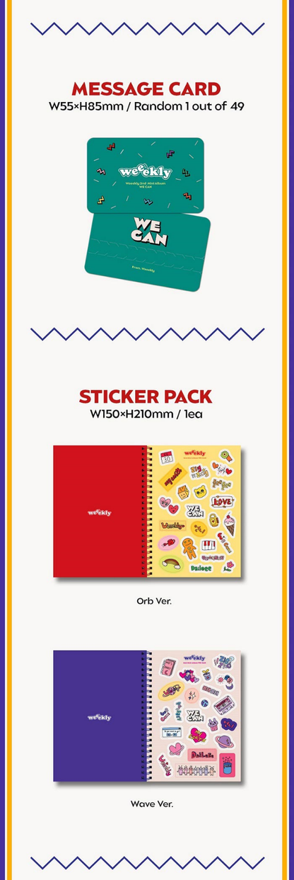 Weeekly Mini Album Vol. 2 - We can (Random)