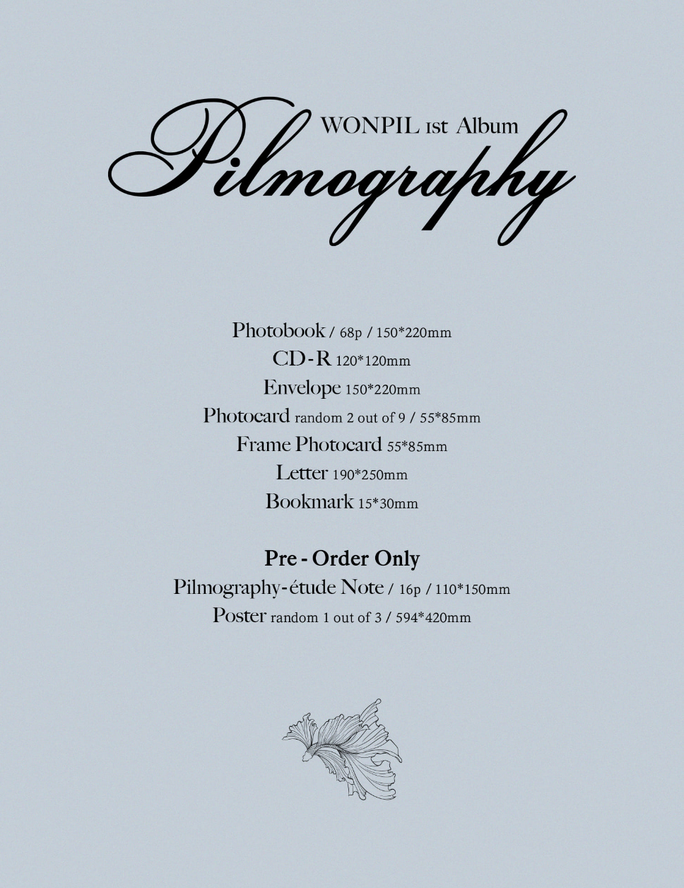 WONPIL (Day6) Album Vol. 1 - Pilmography (Random)