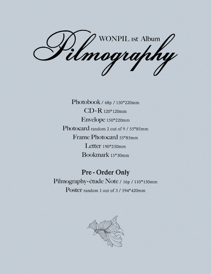 WONPIL (Day6) Album Vol. 1 - Pilmography (Random)