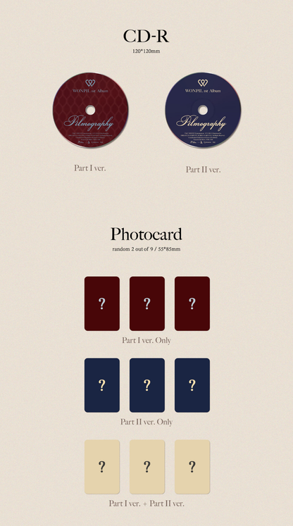 WONPIL (Day6) Album Vol. 1 - Pilmography (Random)