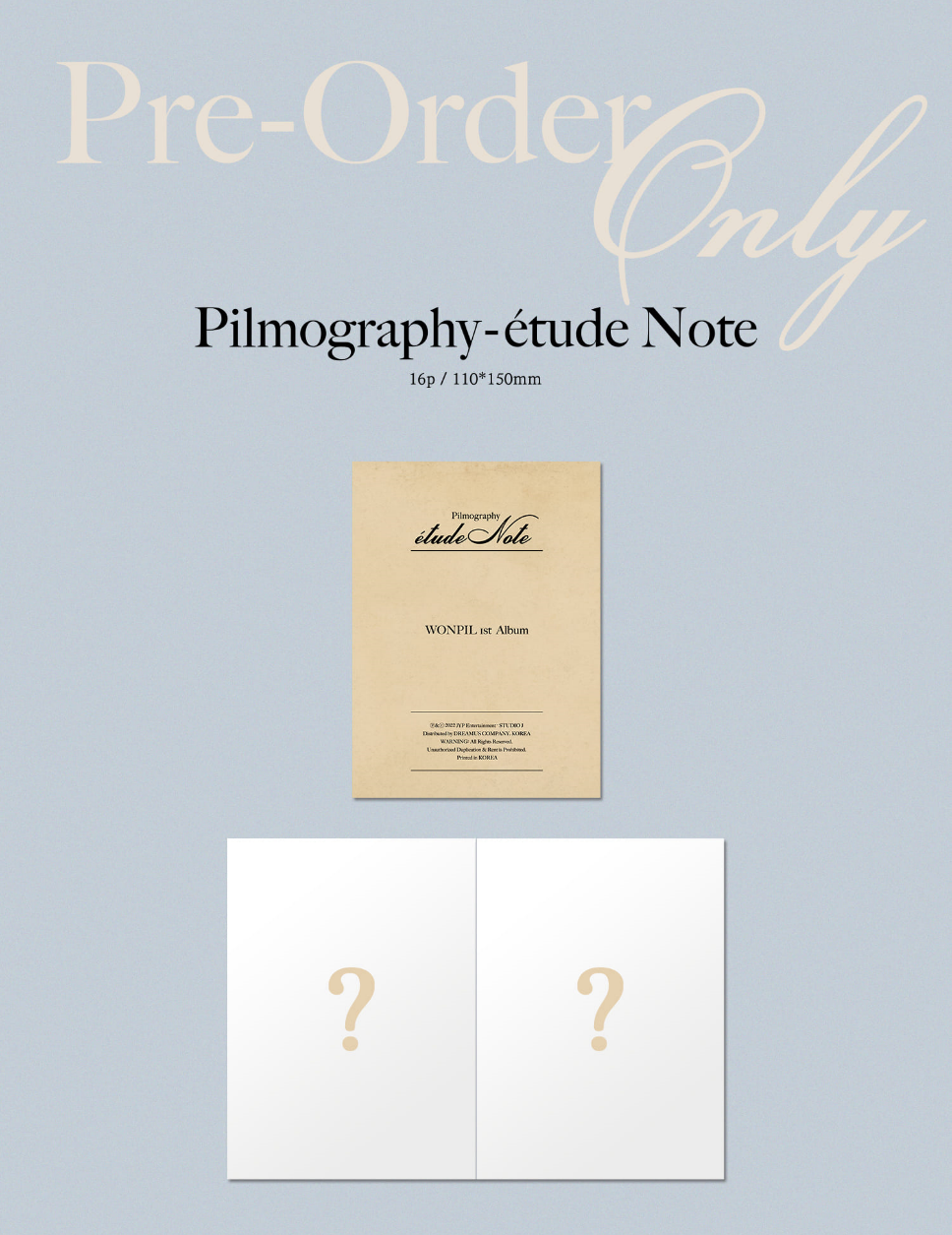 WONPIL (Day6) Album Vol. 1 - Pilmography (Random)