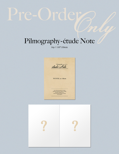 WONPIL (Day6) Album Vol. 1 - Pilmography (Random)