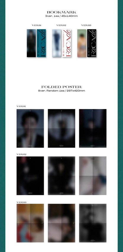WONHO Mini Album Vol. 3 - FACADE (Random)