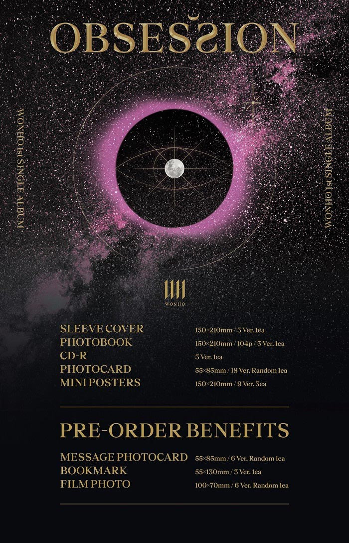 WONHO Single Album Vol. 1 - OBSESSION (Random)