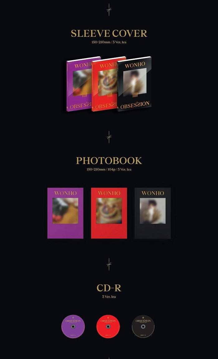 WONHO Single Album Vol. 1 - OBSESSION (Random)