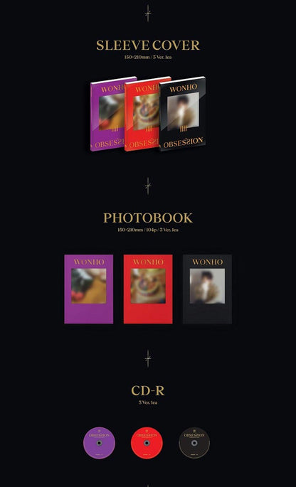 WONHO Single Album Vol. 1 - OBSESSION (Random)