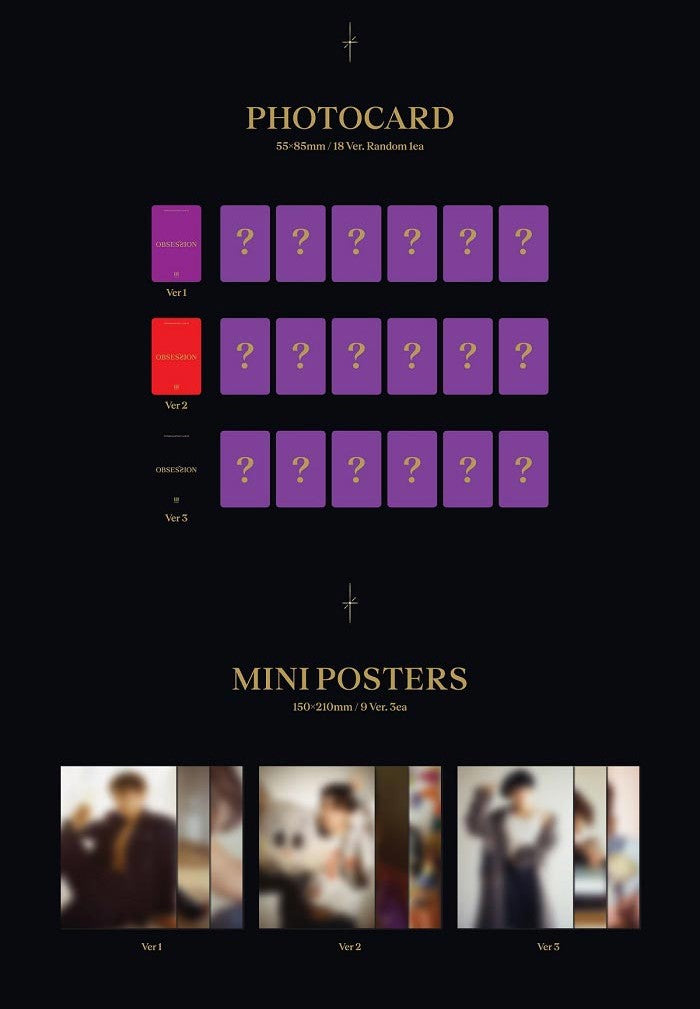 WONHO Single Album Vol. 1 - OBSESSION (Random)