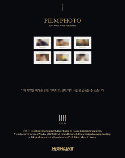 WONHO Single Album Vol. 1 - OBSESSION (Random)