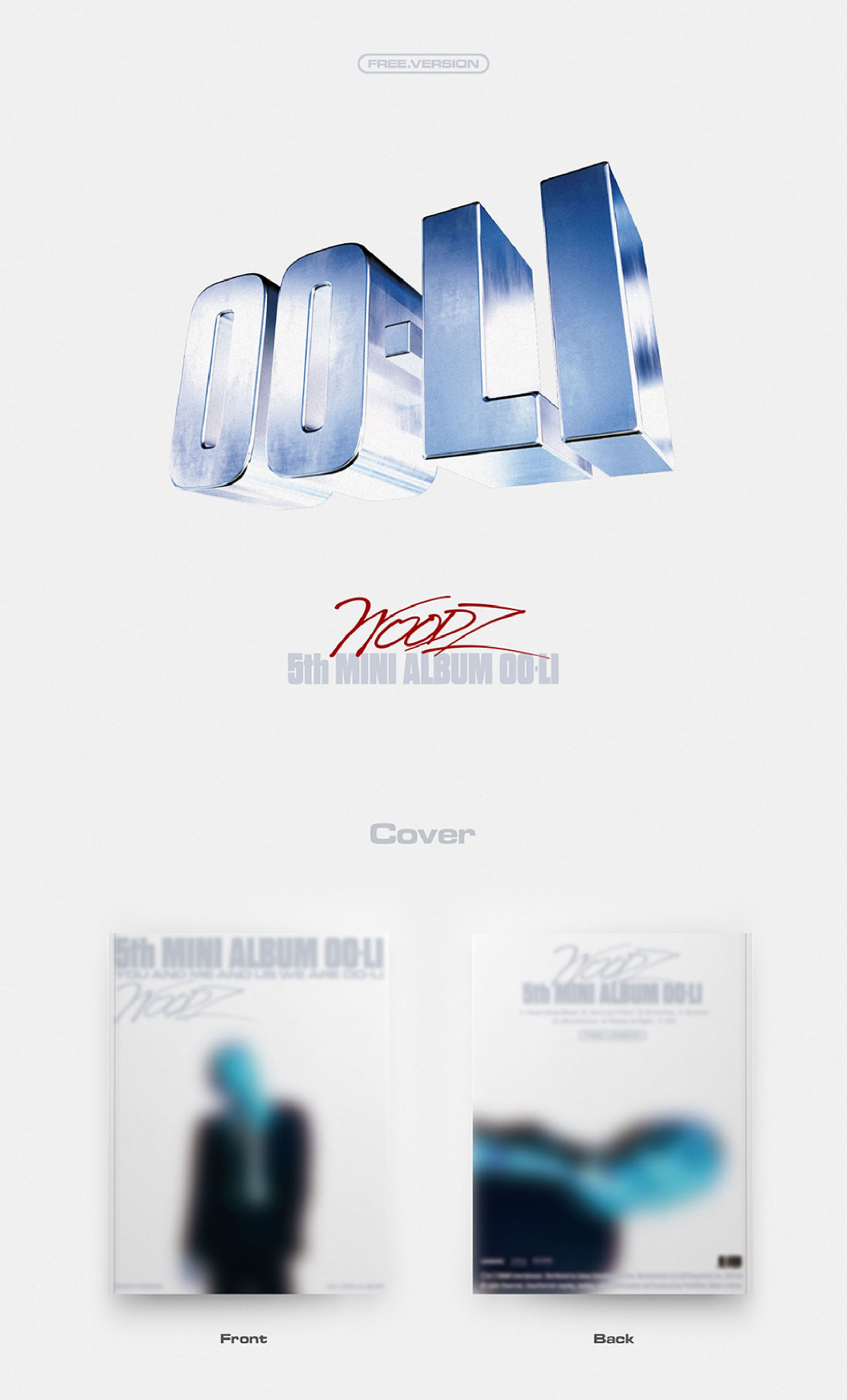 WOODZ Mini album Vol. 5 - OO-LI