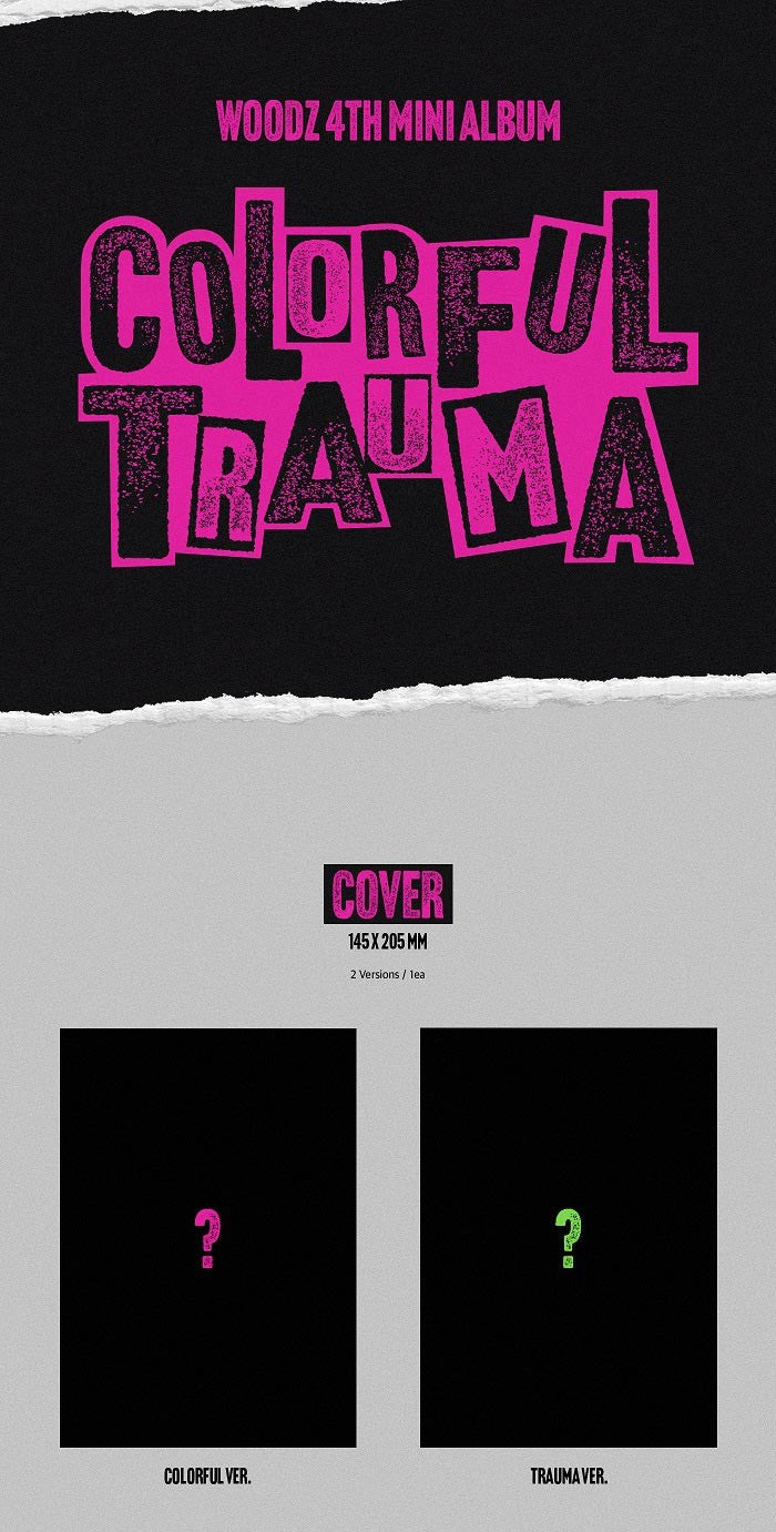 WOODZ Mini album Vol. 4 - COLORFUL TRAUMA (Random)