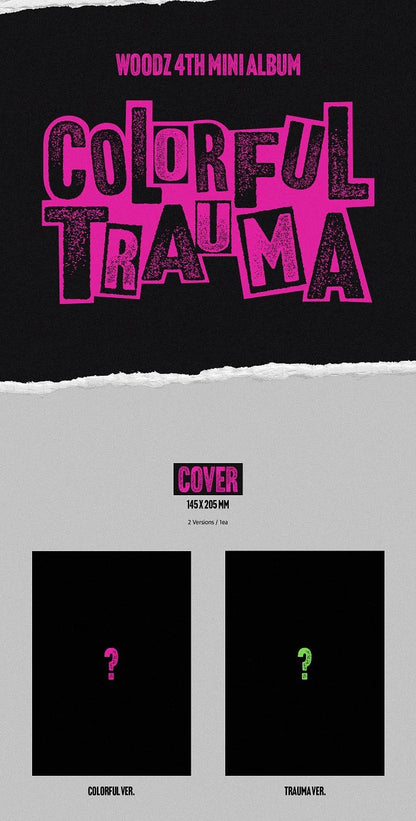 WOODZ Mini album Vol. 4 - COLORFUL TRAUMA (Random)