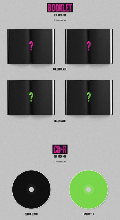 WOODZ Mini album Vol. 4 - COLORFUL TRAUMA (Random)