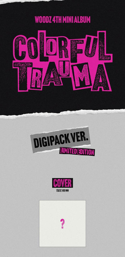 WOODZ Mini album Vol. 4 - COLORFUL TRAUMA (DIGIPACK Ver.) (Limited Edition)