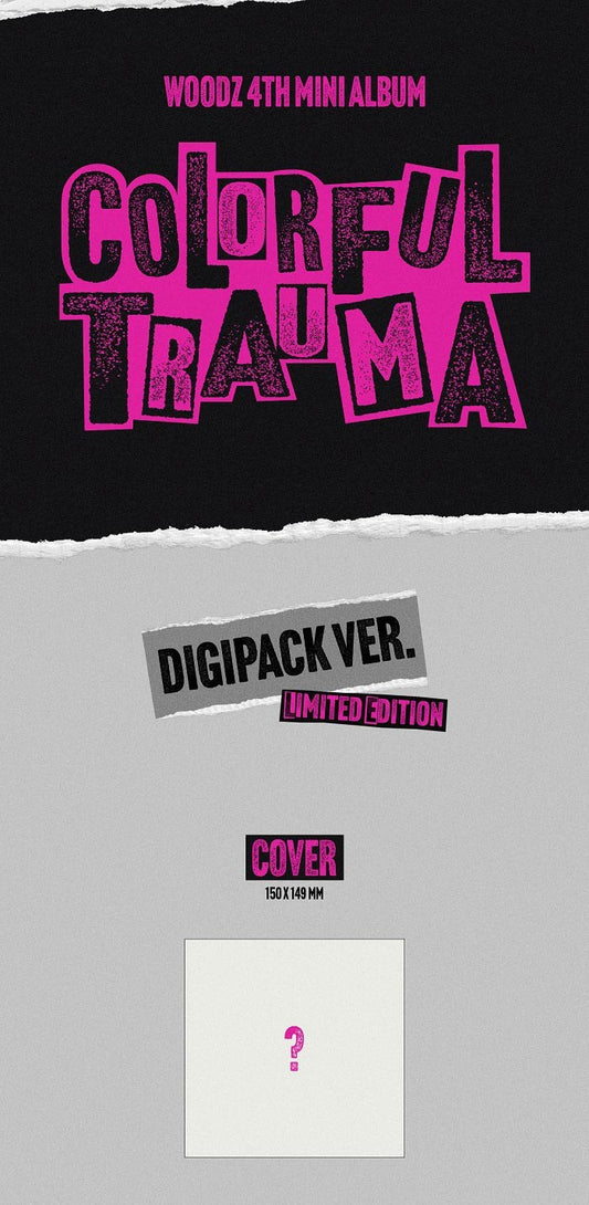 WOODZ Mini album Vol. 4 - COLORFUL TRAUMA (DIGIPACK Ver.) (Limited Edition)