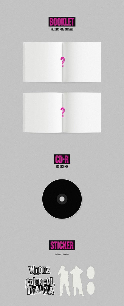 WOODZ Mini album Vol. 4 - COLORFUL TRAUMA (DIGIPACK Ver.) (Limited Edition)