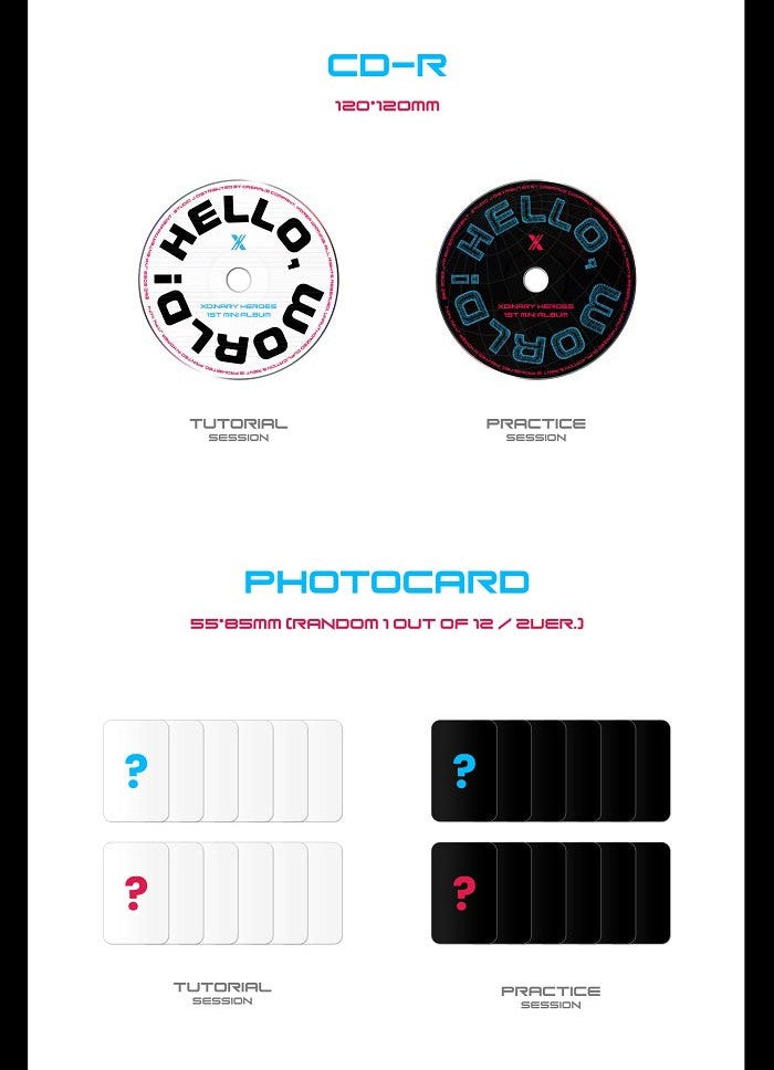 Xdinary-Heroes Mini Album Vol. 1 - Hello, world! (Random)