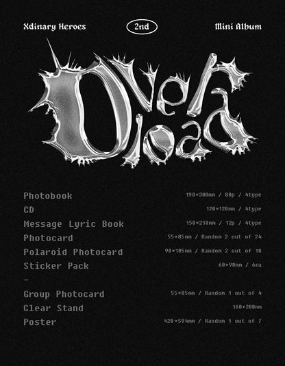 Xdinary-Heroes Mini Album Vol. 2 - Overload (Random)